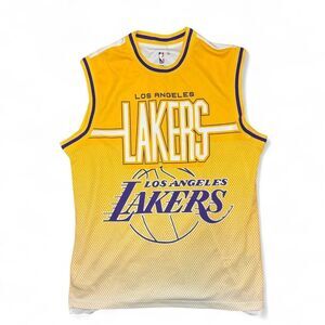 NBA vintage Los Angeles Lakers Fan basketball jersey size Large